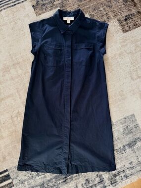 Michael Kors Navy Shirt Dress